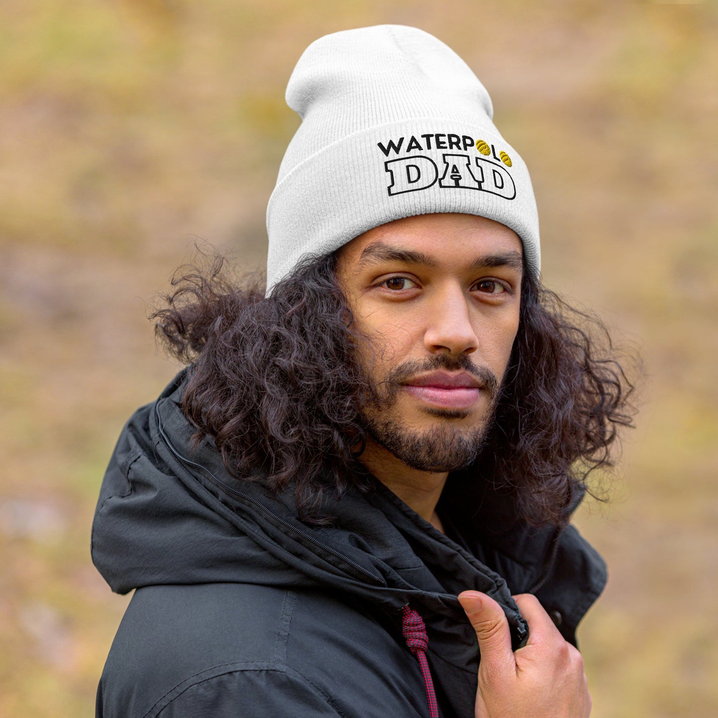 Waterpolo Dad - Embroidered Cuffed Beanie | Yupoong 1501KC