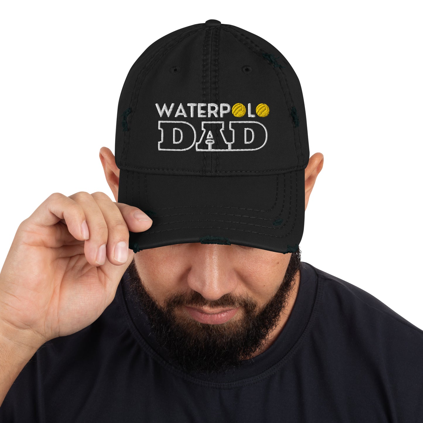 Waterpolo Dad - Embroidered Distressed Dad Hat | Otto Cap 104-1018