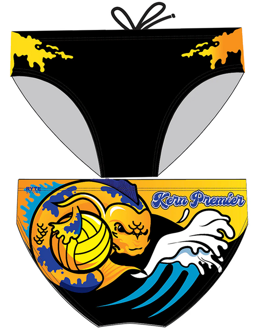 Kern Premier - Male Water Polo Briefs - Practice - Koi Logo by Ryte Sport