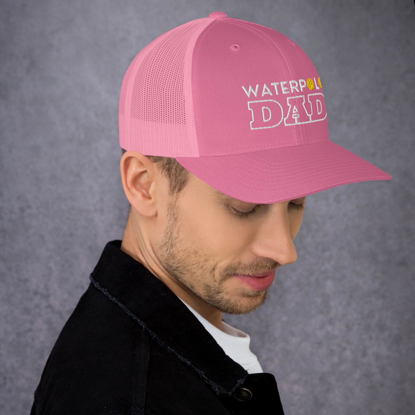 Waterpolo Dad - Embroidered Retro Trucker Hat | Yupoong 6606