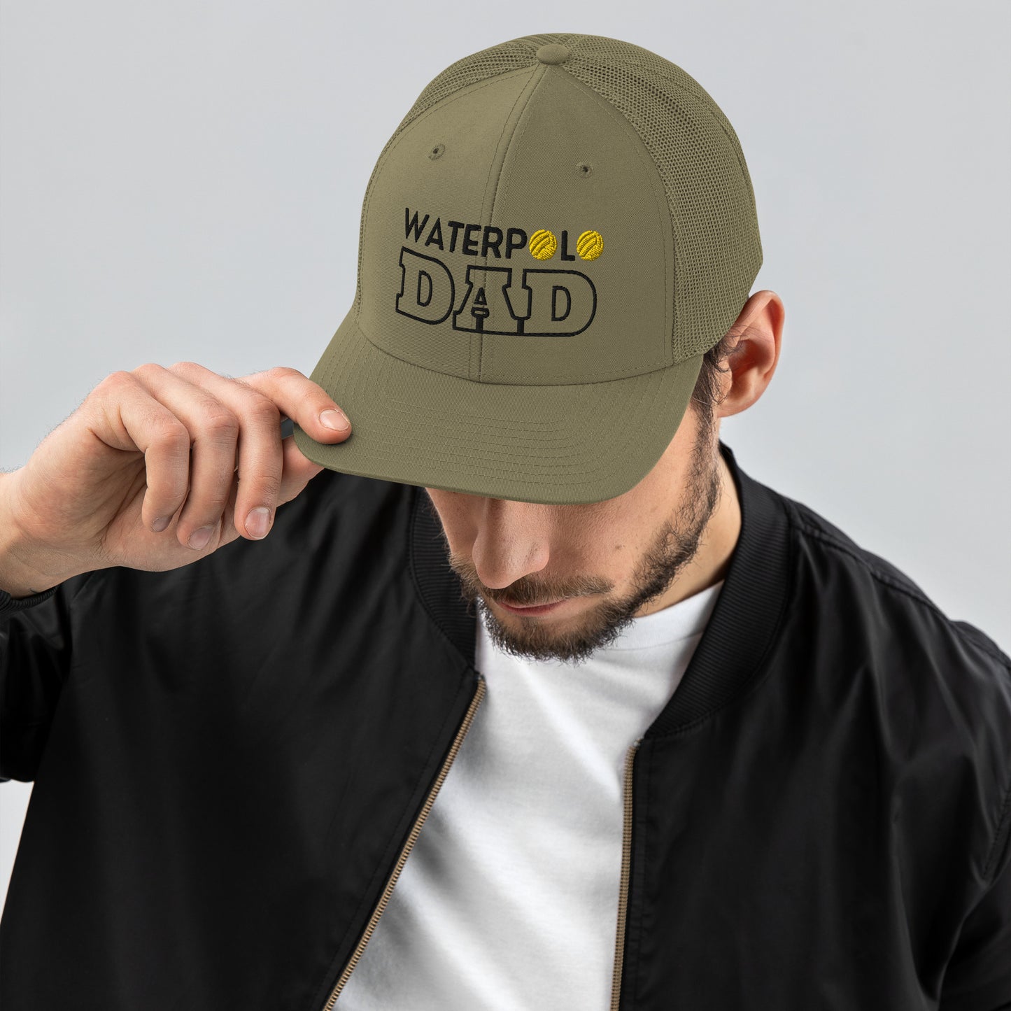 Waterpolo Dad - Embroidered Snapback Trucker Cap | Richardson 112