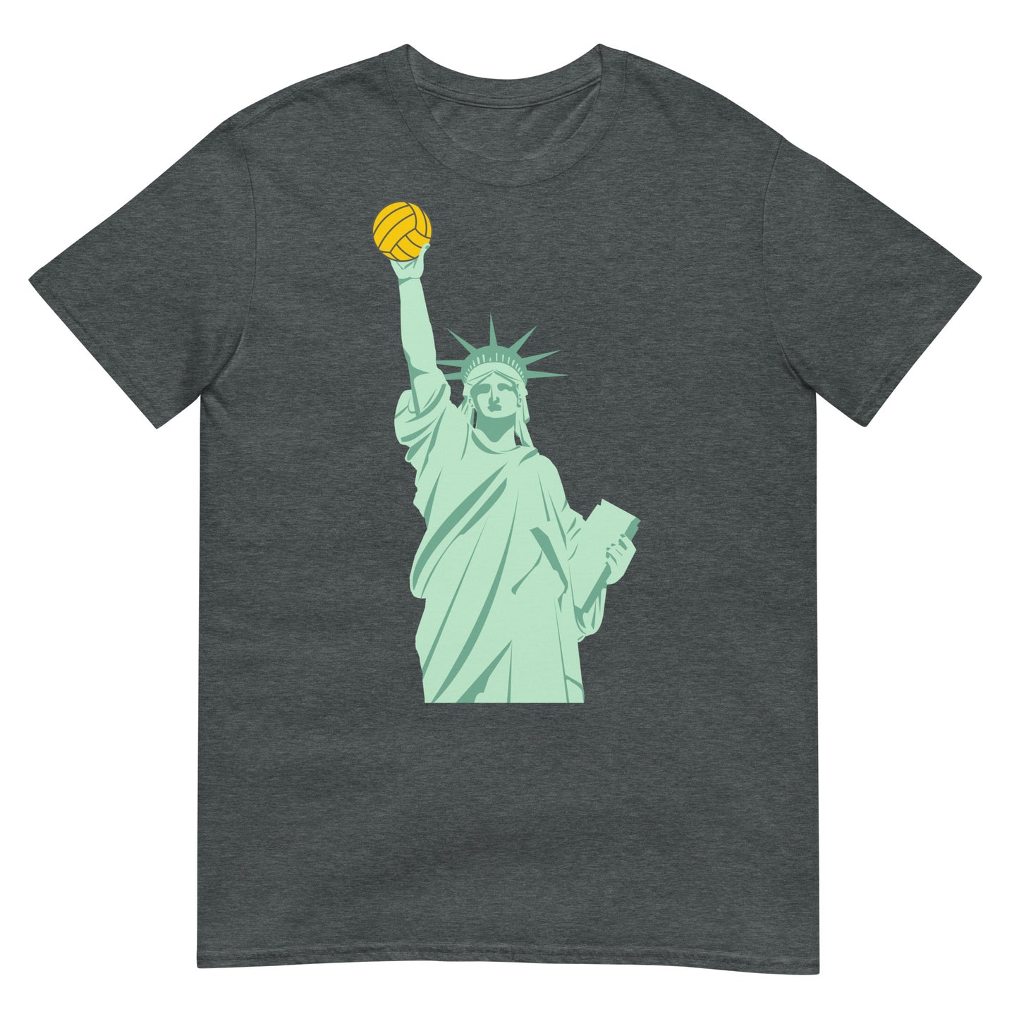 Statue of Liberty Water Polo Short-Sleeve Unisex T-Shirt