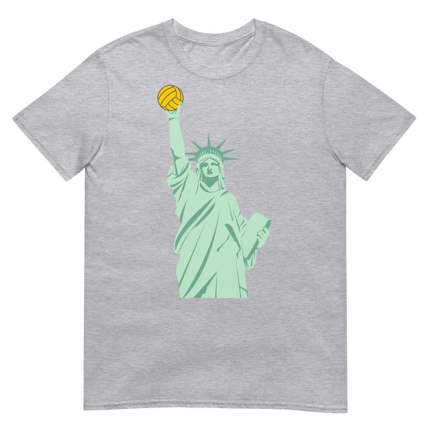Statue of Liberty Water Polo Short-Sleeve Unisex T-Shirt
