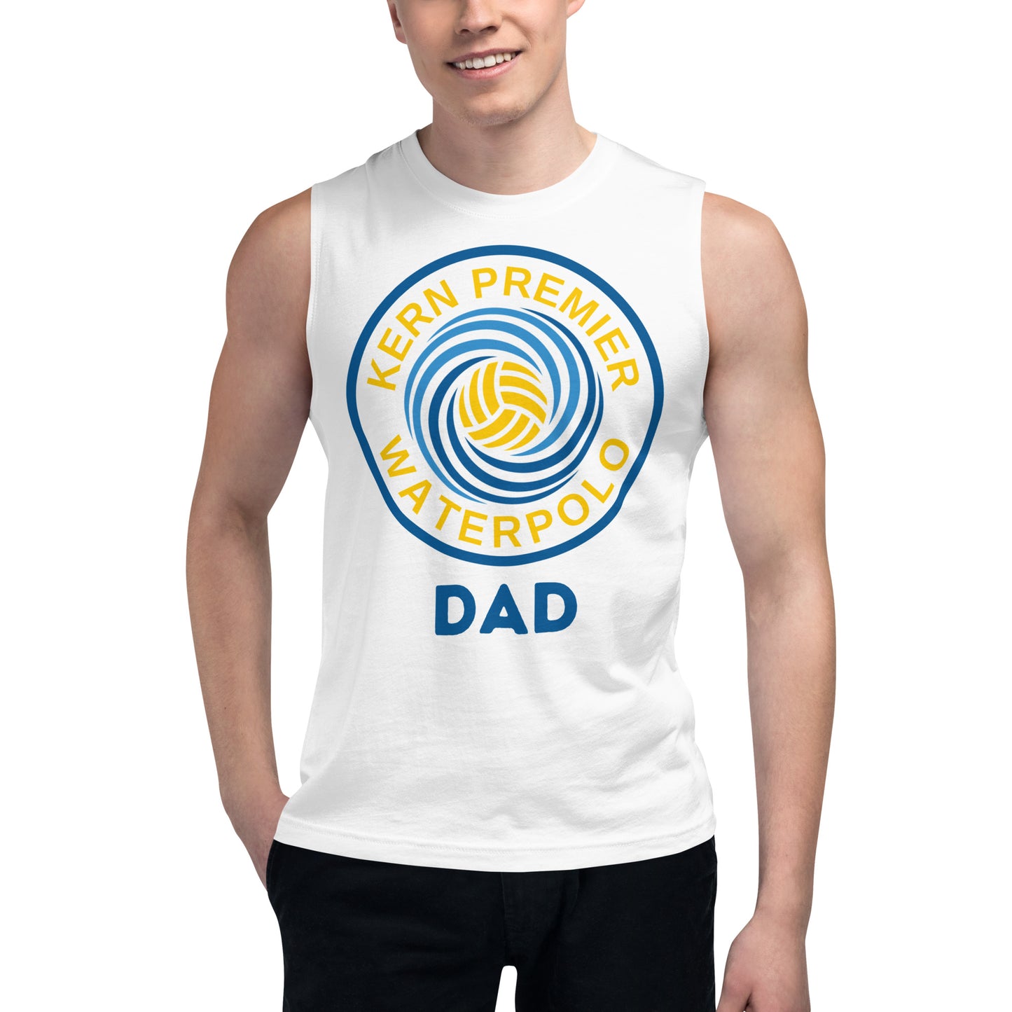 Kern Premier Dad Muscle Shirt circle logo