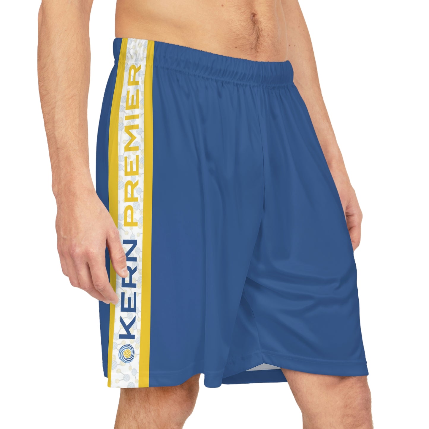 Kern Premier - Blue and Gold - Basketball Shorts