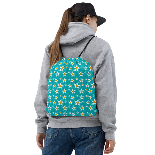 Water Polo Floral- Drawstring bag