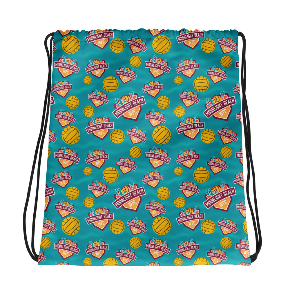 Moonlight Beach WPC Drawstring bag