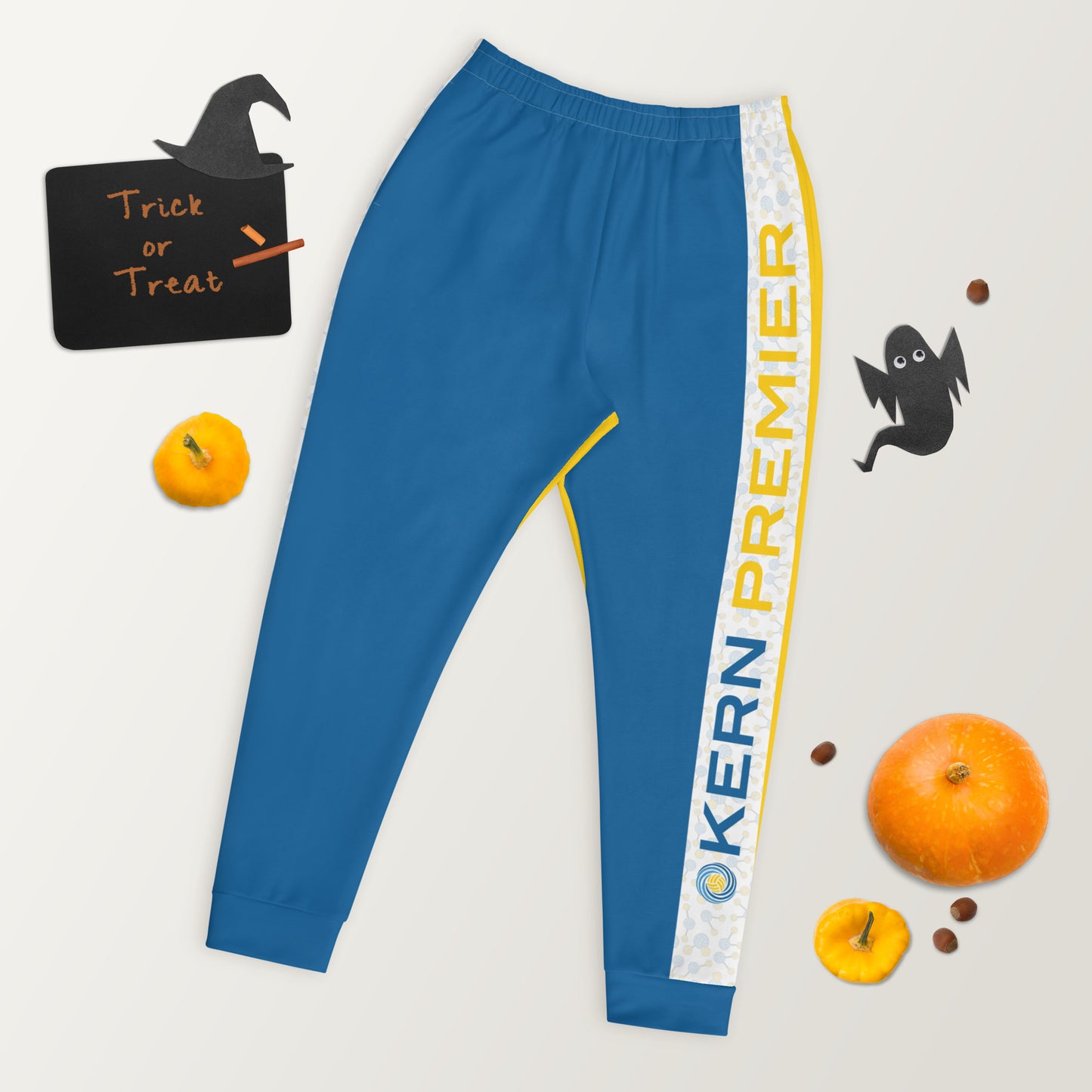 Kern Premier - Blue and Gold with H20 Waterpolo Molecule Stripe and Logo - Joggers