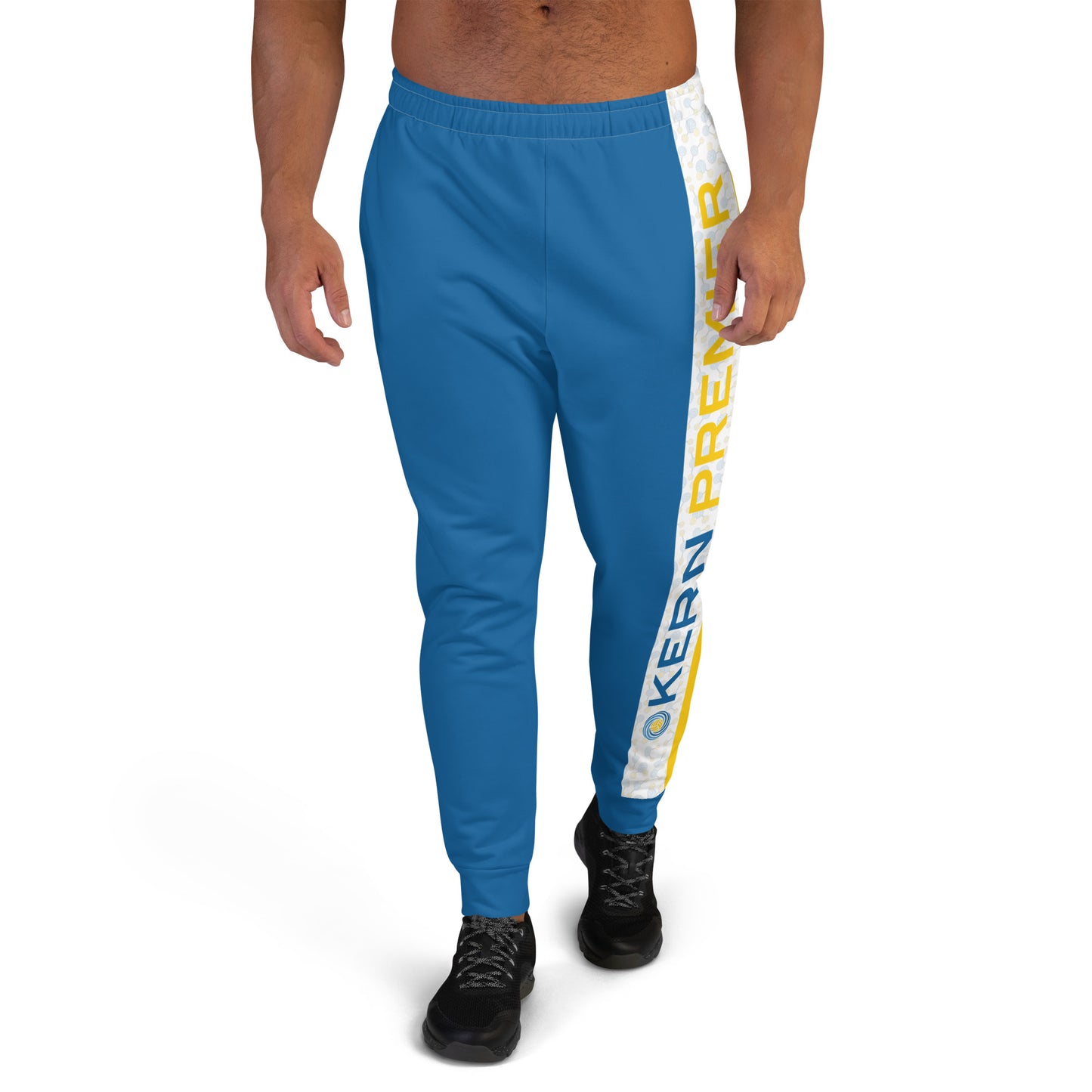 Kern Premier - Blue and Gold with H20 Waterpolo Molecule Stripe and Logo - Joggers