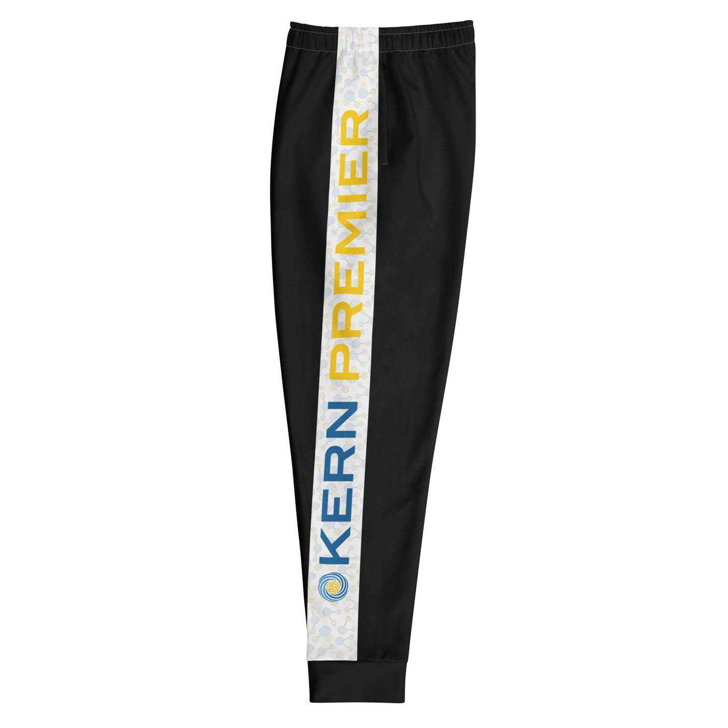 Kern Premier - Black with H20 Waterpolo Molecule Stripe and Logo - Joggers