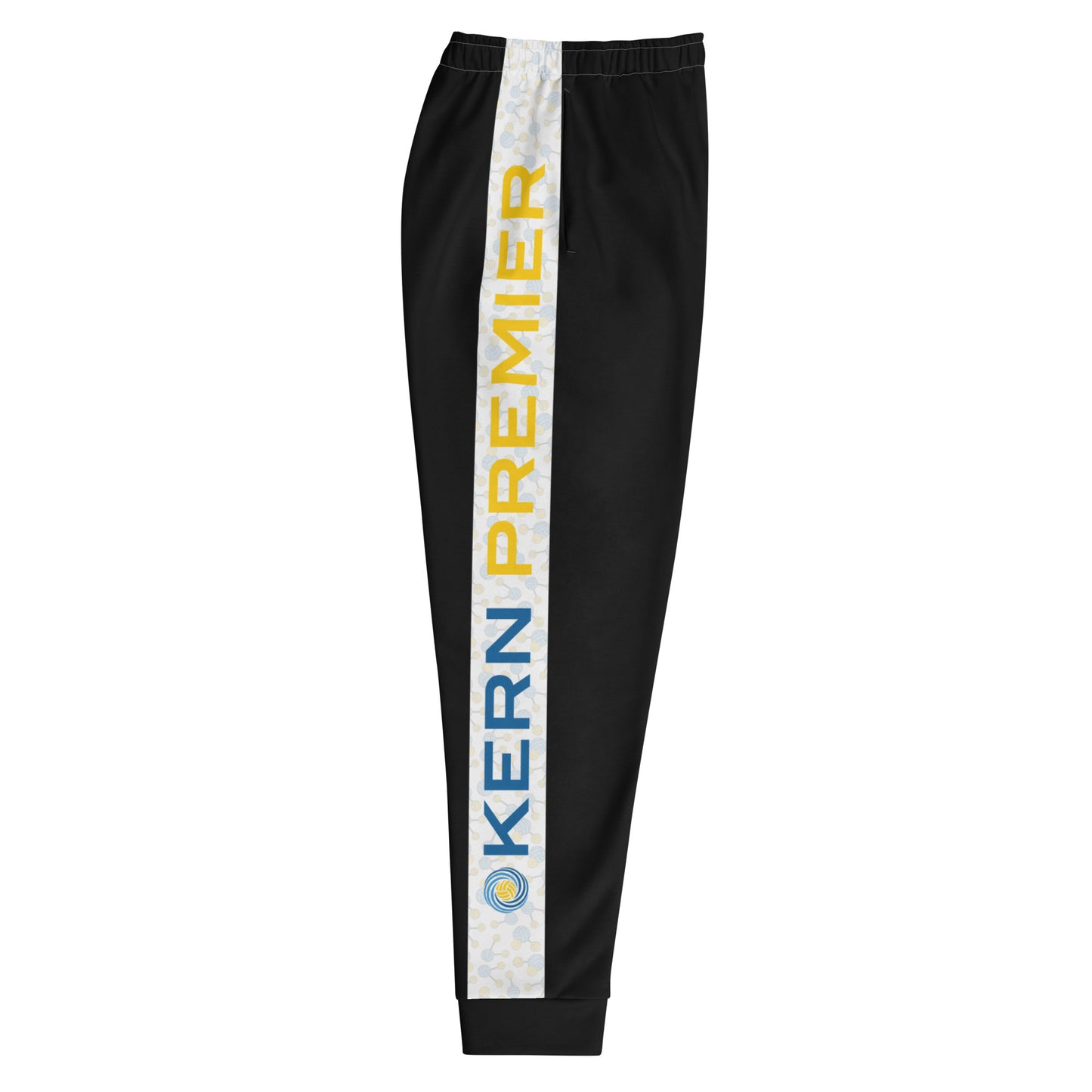 Kern Premier - Black with H20 Waterpolo Molecule Stripe and Logo - Joggers