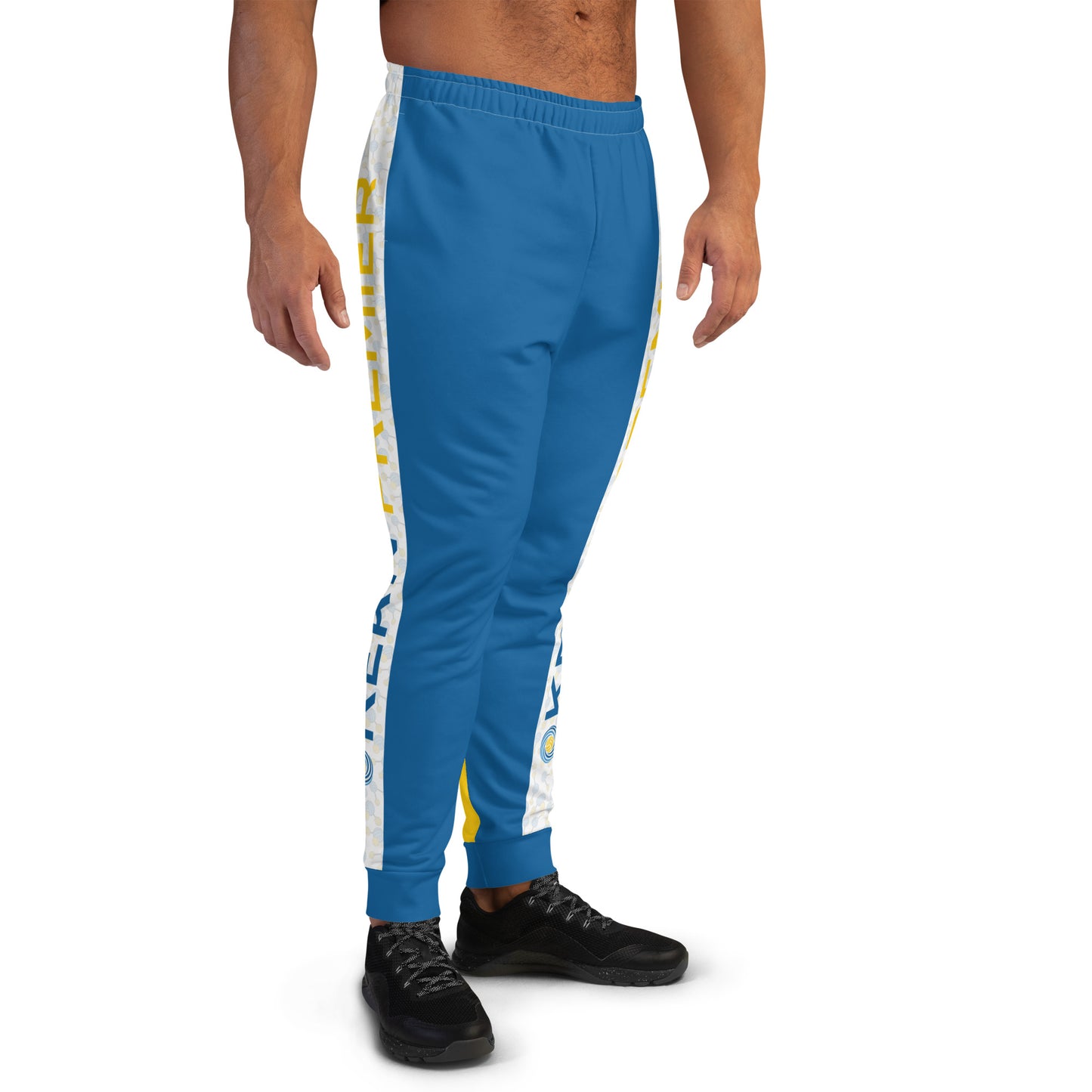 Kern Premier - Blue and Gold with H20 Waterpolo Molecule Stripe and Logo - Joggers