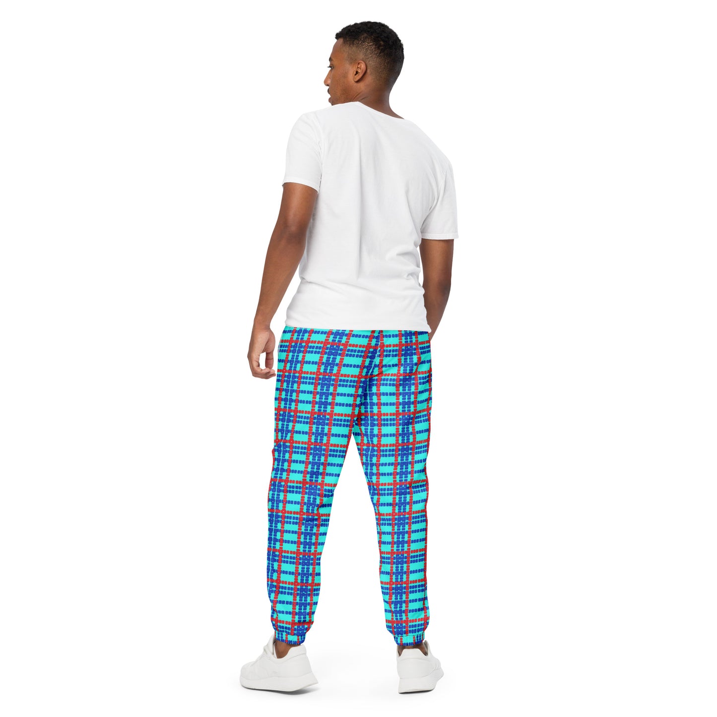 Lane Lines Plaid - Unisex track pants