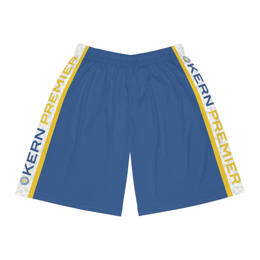 Kern Premier - Blue and Gold - Basketball Shorts