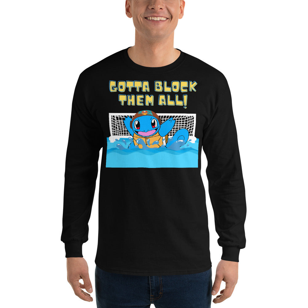 Gotta Block Them All Moonlight Beach WPC - Long Sleeve Shirt - Gildan 2400