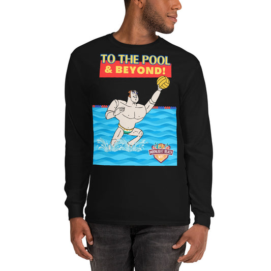 To the Pool and Beyond - Moonlight Beach WPC cap - Long Sleeve Shirt - Gildan 2400