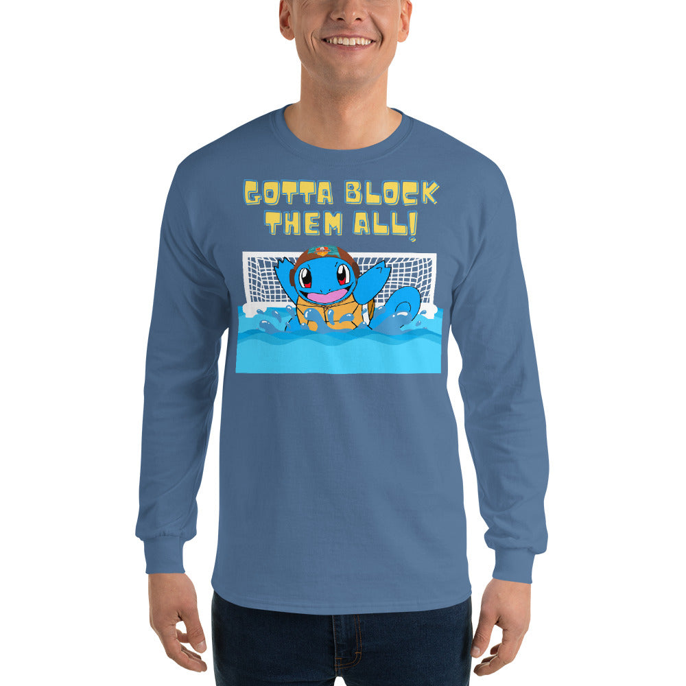 Gotta Block Them All Moonlight Beach WPC - Long Sleeve Shirt - Gildan 2400