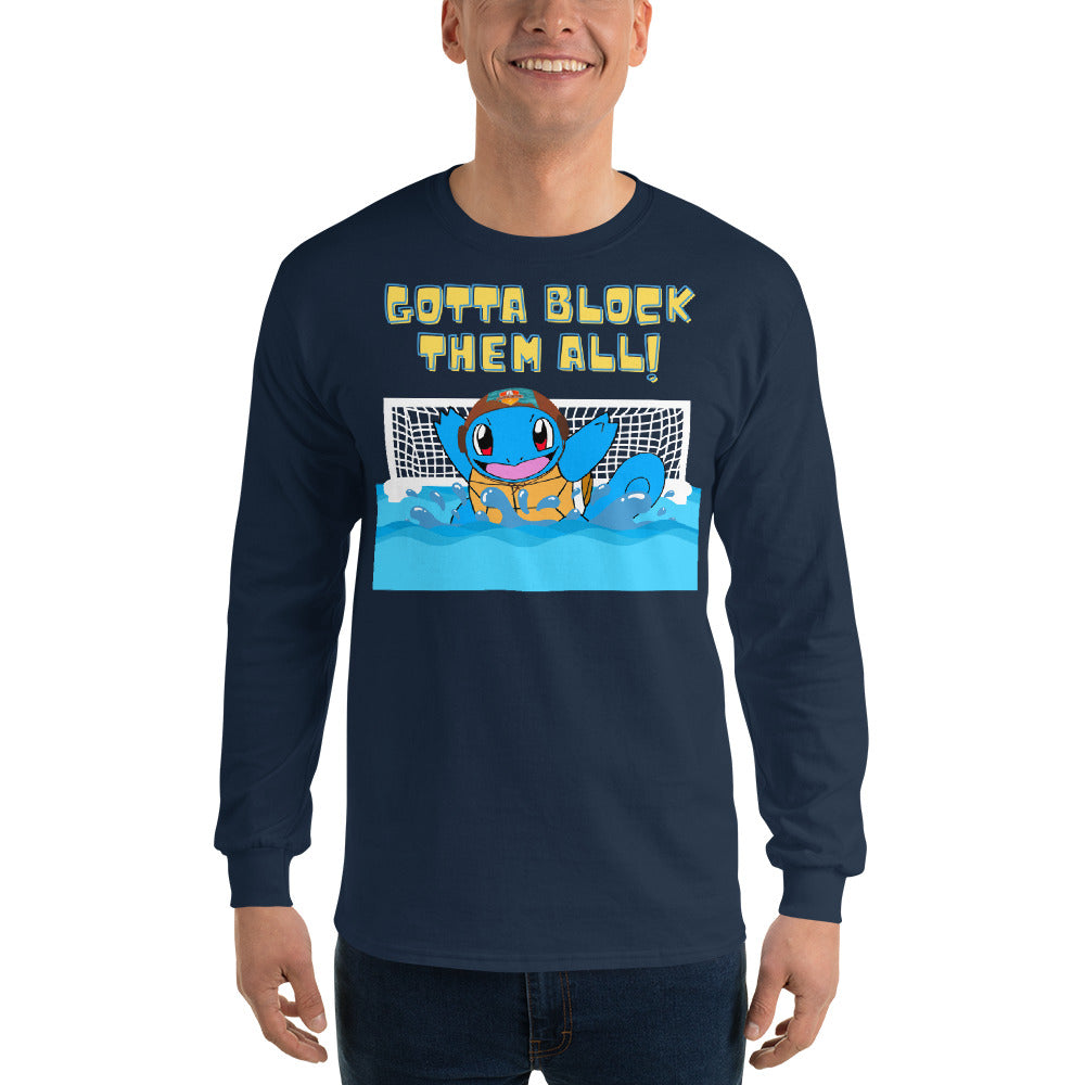 Gotta Block Them All Moonlight Beach WPC - Long Sleeve Shirt - Gildan 2400