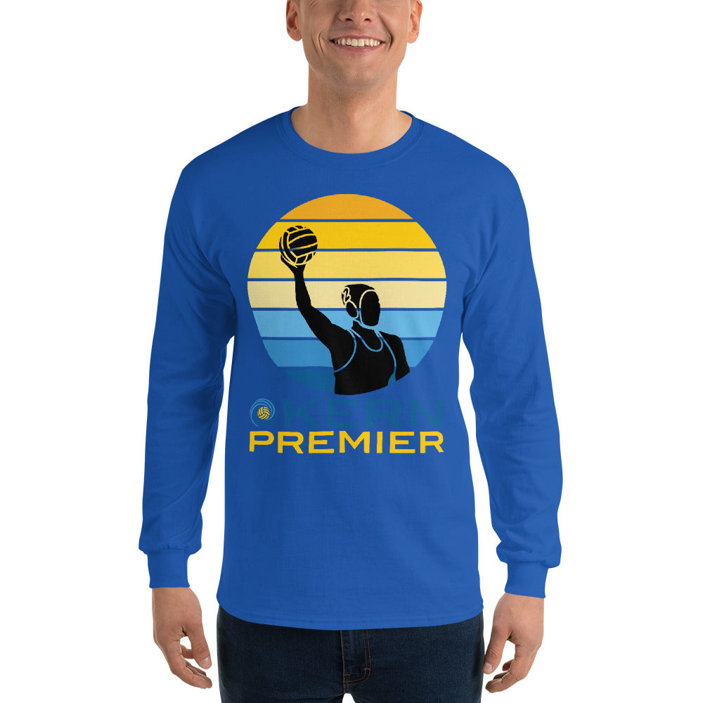 Kern Premier - 7 Color Circle with Female Silhouette with Logo on Bottom - Long Sleeve Shirt - Gildan 2400