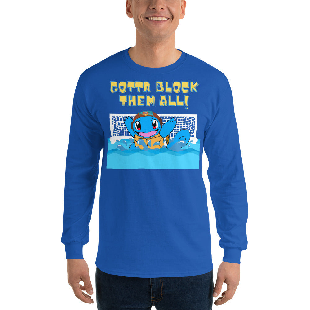 Gotta Block Them All Moonlight Beach WPC - Long Sleeve Shirt - Gildan 2400