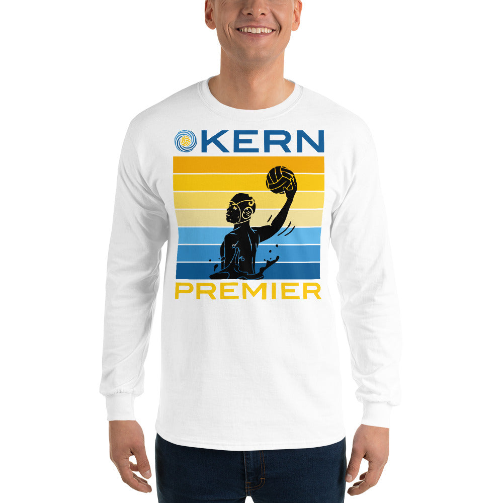 Kern Premier - 7 Color Box with Male Silhouette with Split Logo - Long Sleeve Shirt - Gildan 2400