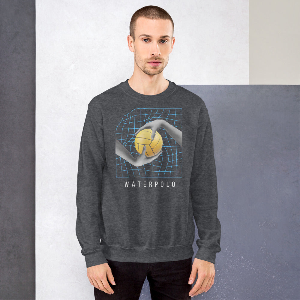 Mirrored Hands Waterpolo - Unisex Crew Neck Sweatshirt - Gildan 18000