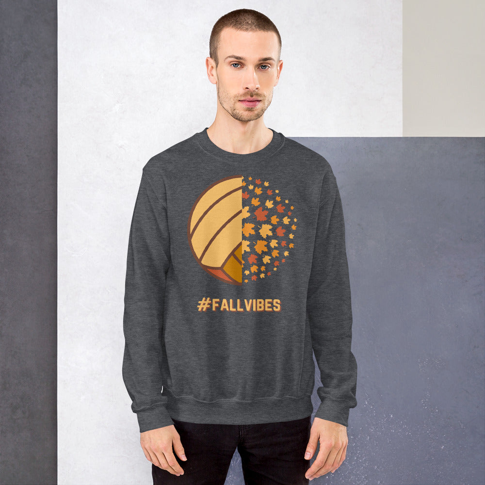 Fall Waterpolo Vibes - Unisex Crew Neck Sweatshirt - Gildan 18000