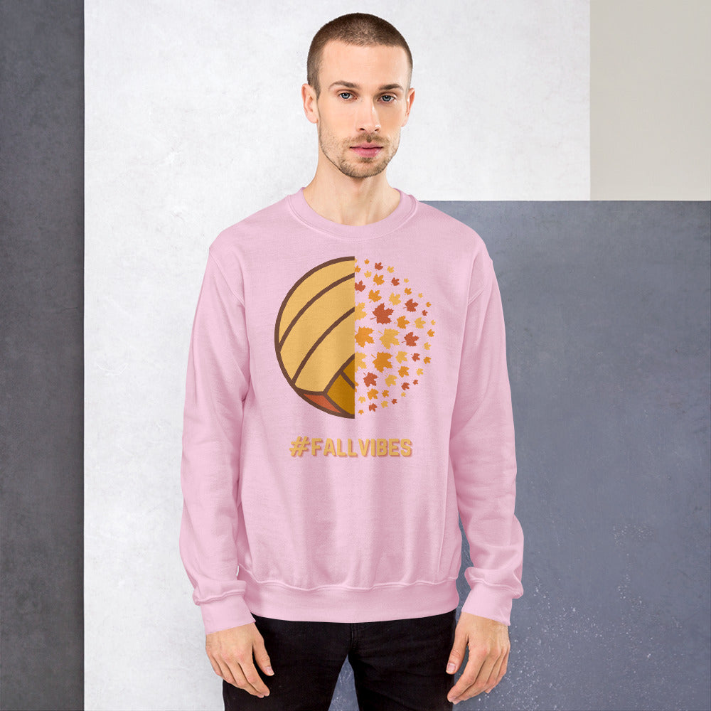 Fall Waterpolo Vibes - Unisex Crew Neck Sweatshirt - Gildan 18000