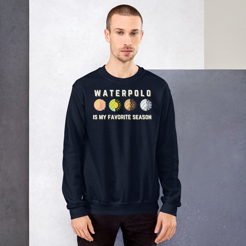 Waterpolo is my Favorite Season - Unisex Crew Neck Sweatshirt - Gildan 18000