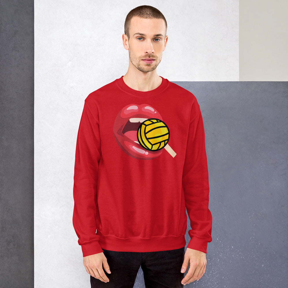 Waterpolo Sucker - Unisex Crew Neck Sweatshirt - Gildan 18000