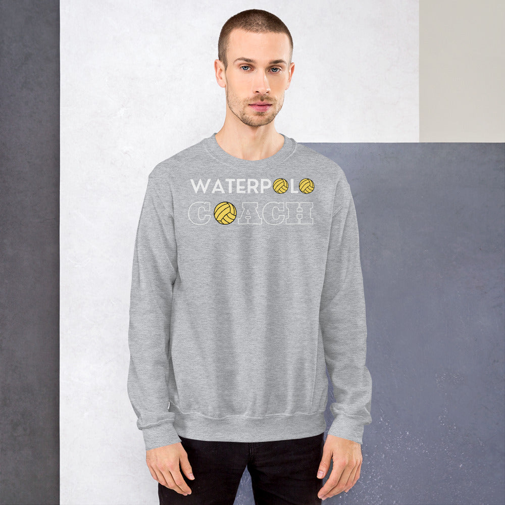 Waterpolo Coach - Unisex Crew Neck Sweatshirt - Gildan 18000