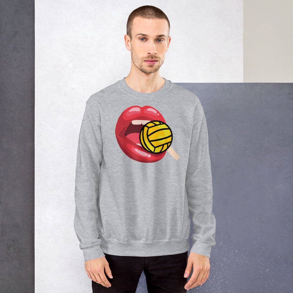 Waterpolo Sucker - Unisex Crew Neck Sweatshirt - Gildan 18000