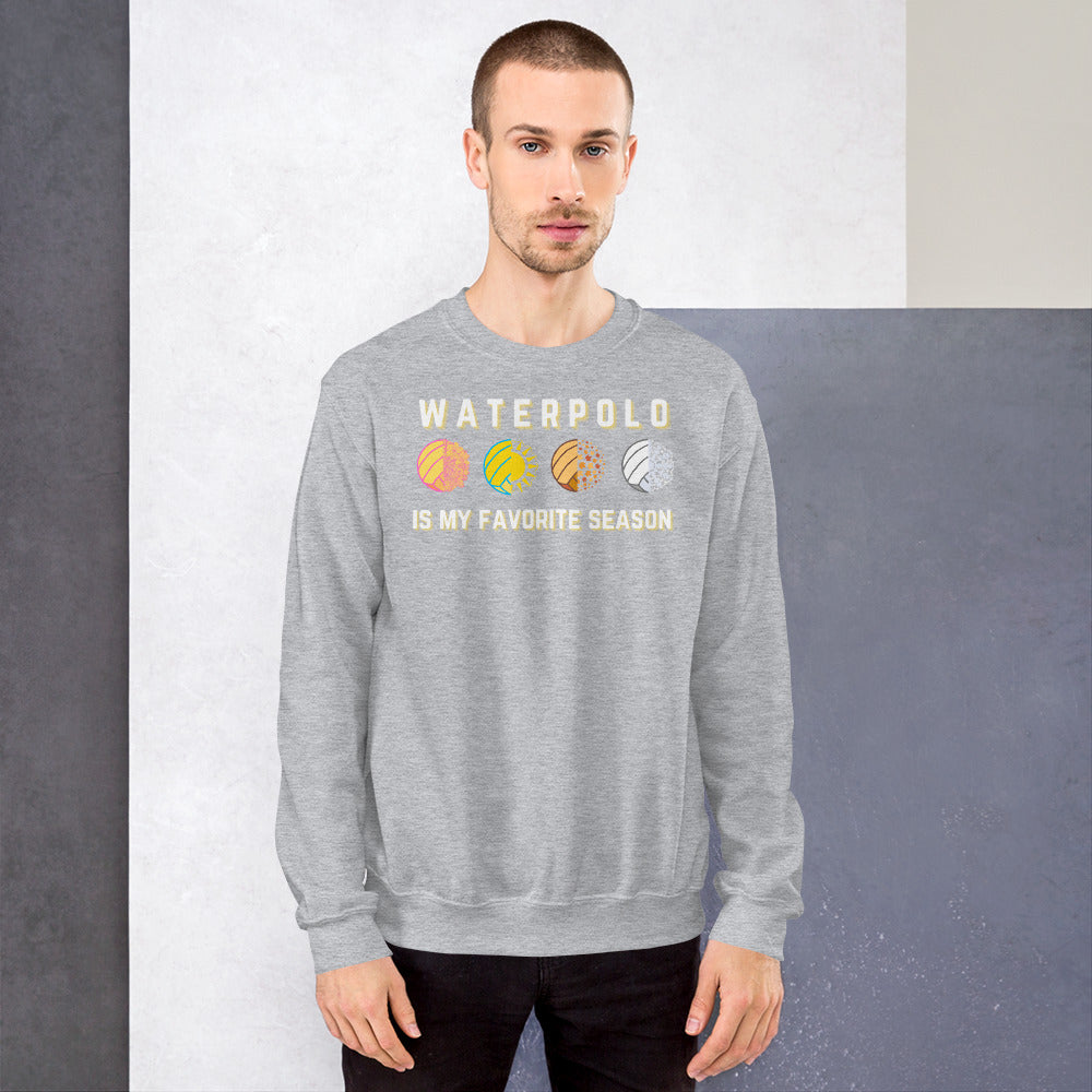 Waterpolo is my Favorite Season - Unisex Crew Neck Sweatshirt - Gildan 18000