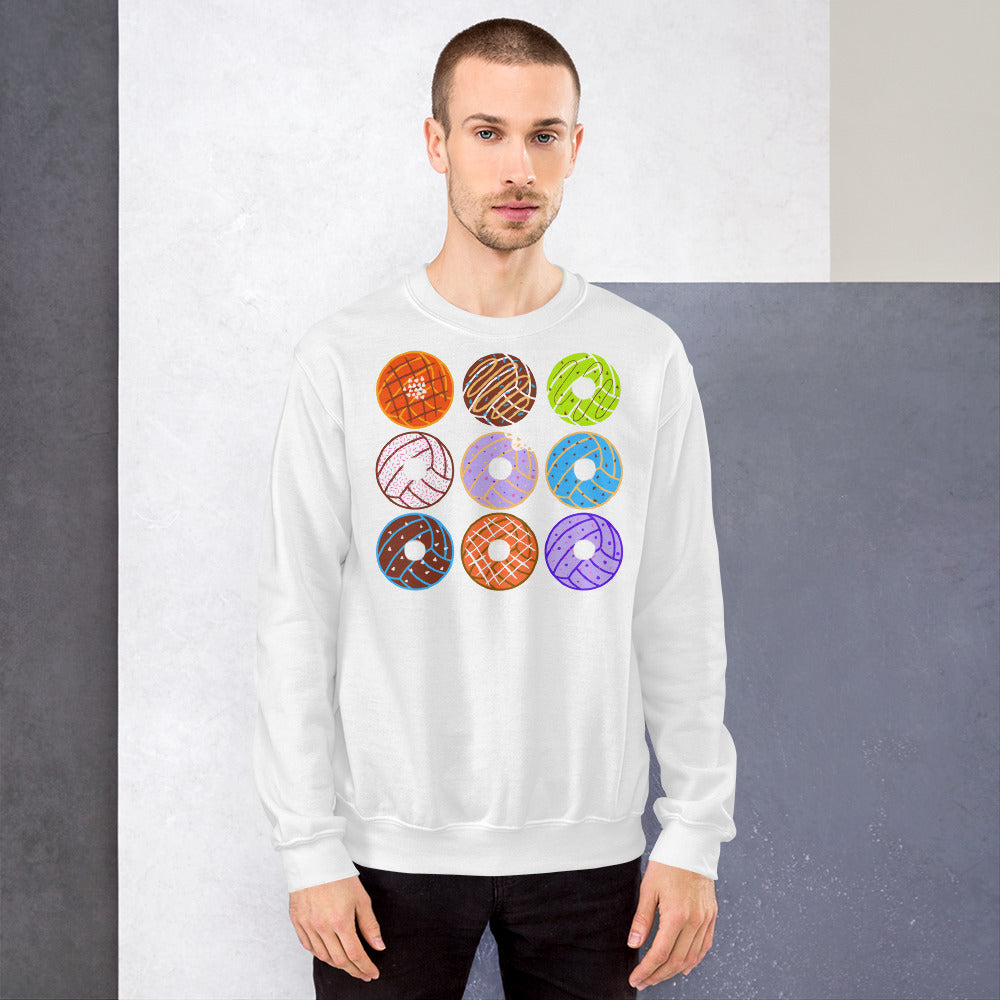 Donut Waterpolo Balls - Unisex Crew Neck Sweatshirt - Gildan 18000