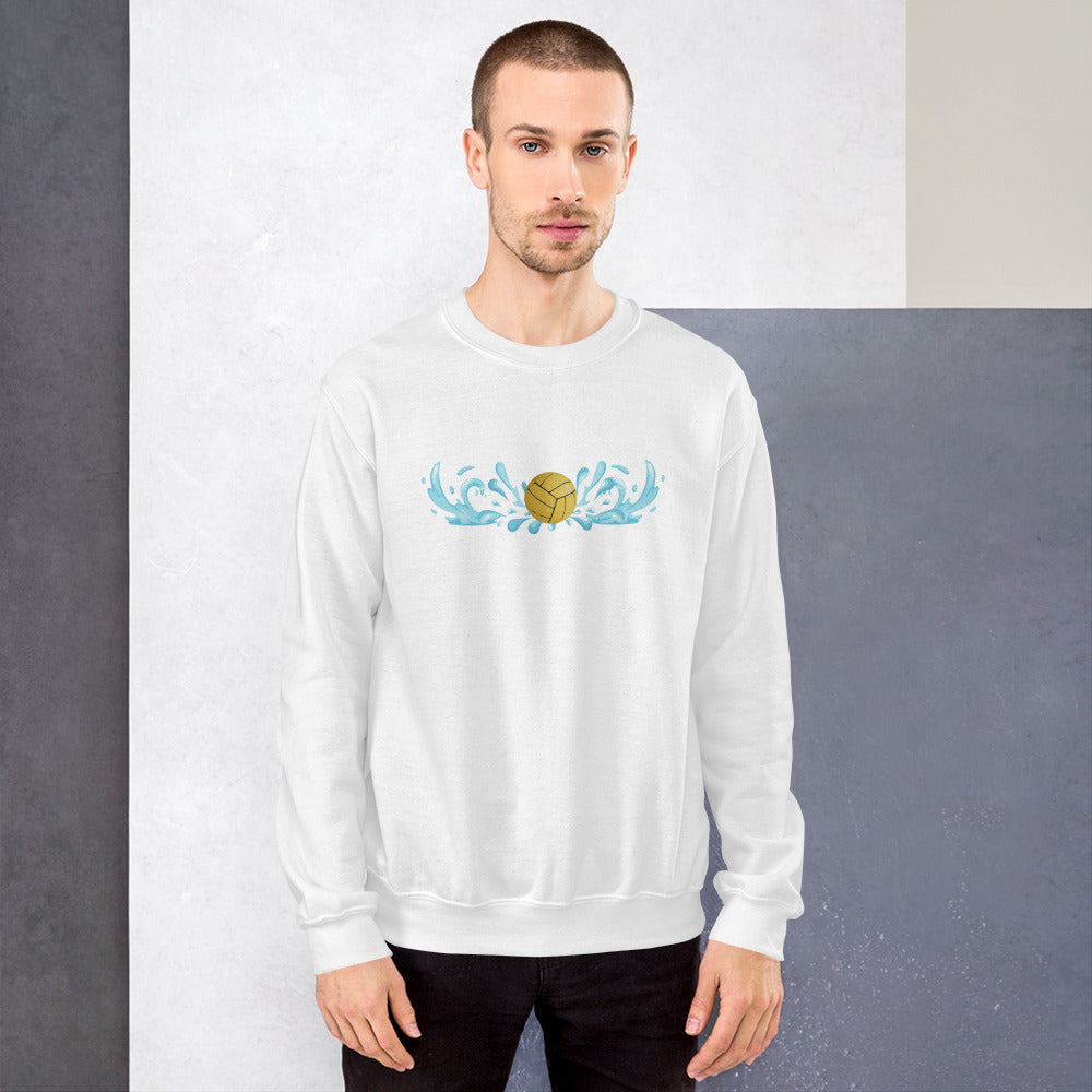 LOVE Waterpolo with a Big Splash - Unisex Crew Neck Sweatshirt - Gildan 18000