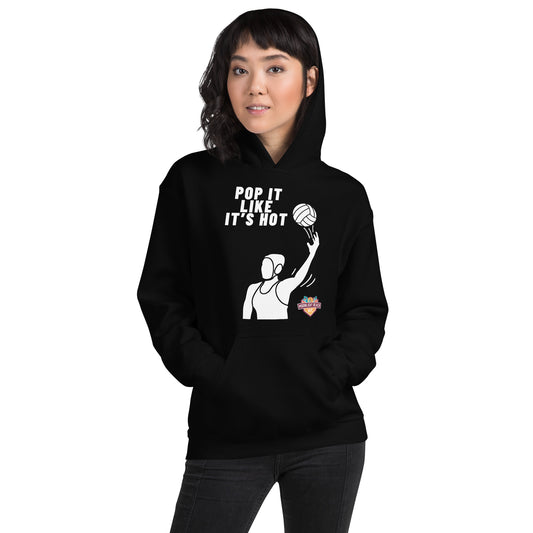 Moonlight Beach WPC Pop it like it’s hot female silhouette Unisex Hoodie