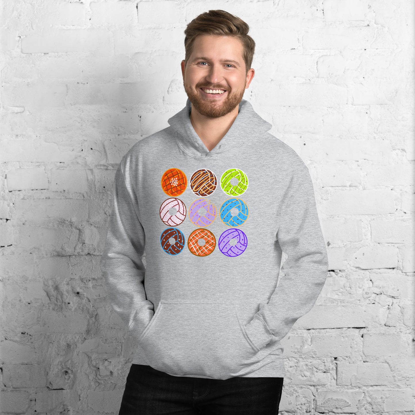 Donut Waterpolo Balls - Unisex Heavy Blend Hoodie - Gildan 18500