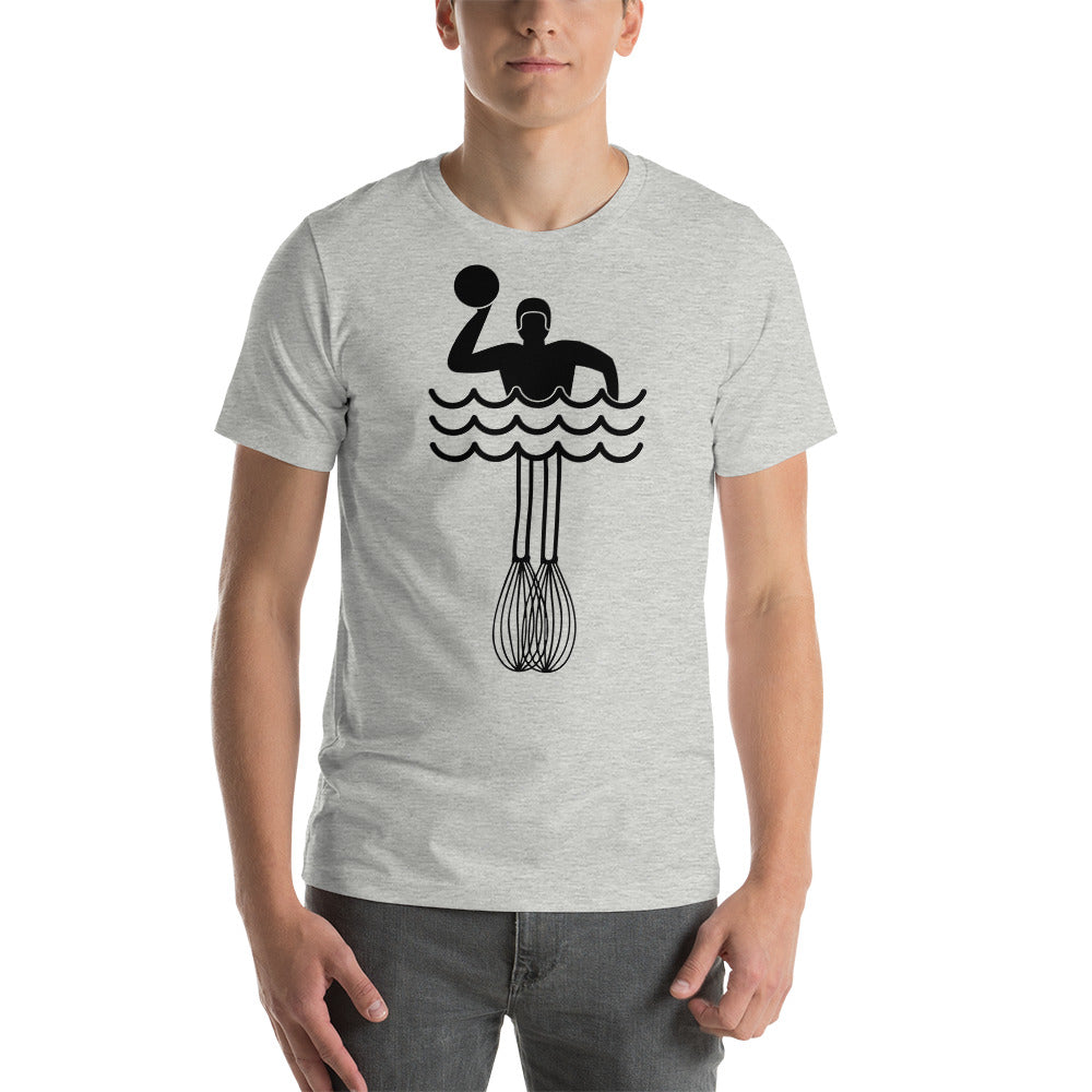 Egg Beatering Male Silhouette - Unisex Soft T-shirt - Bella Canvas 3001