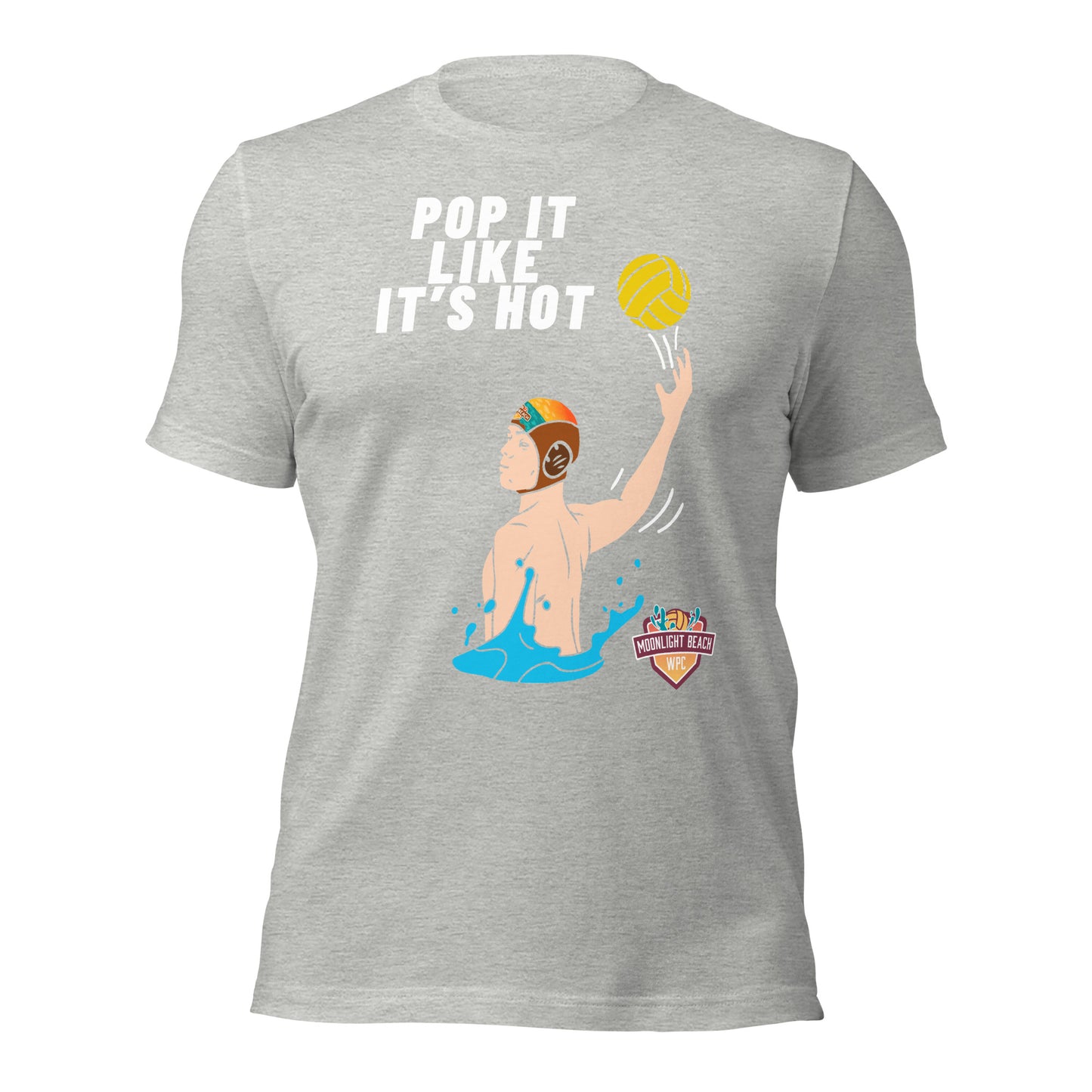 Moonlight Beach WPC Pop it like it’s hot (color) Unisex t-shirt Bella Canvas 3001