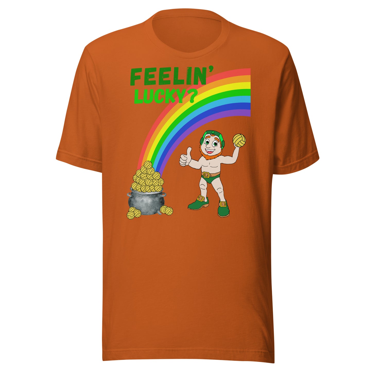 Feeling lucky? St. Patty’s day Water Polo Unisex t-shirt Bella Canvas 3001