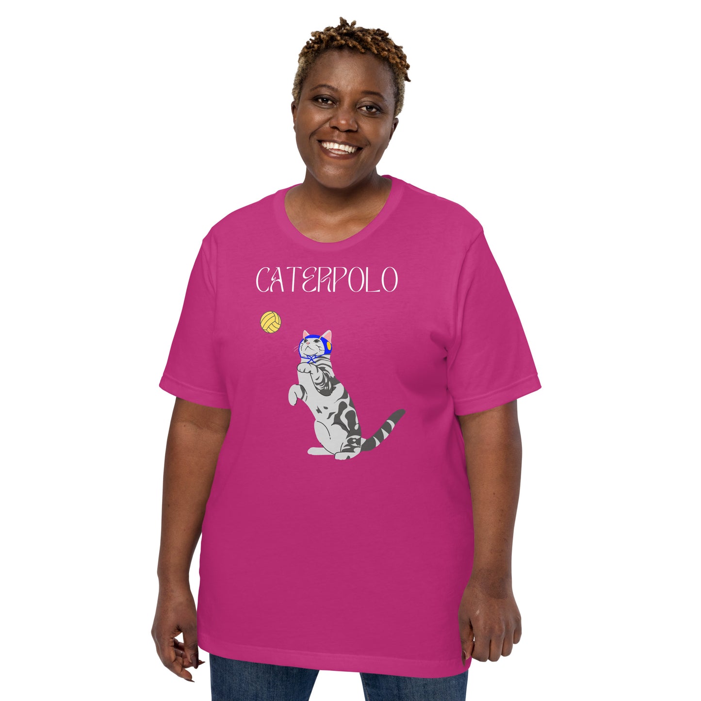 Caterpolo, if cats played waterpolo - Unisex Soft T-shirt - Bella Canvas 3001