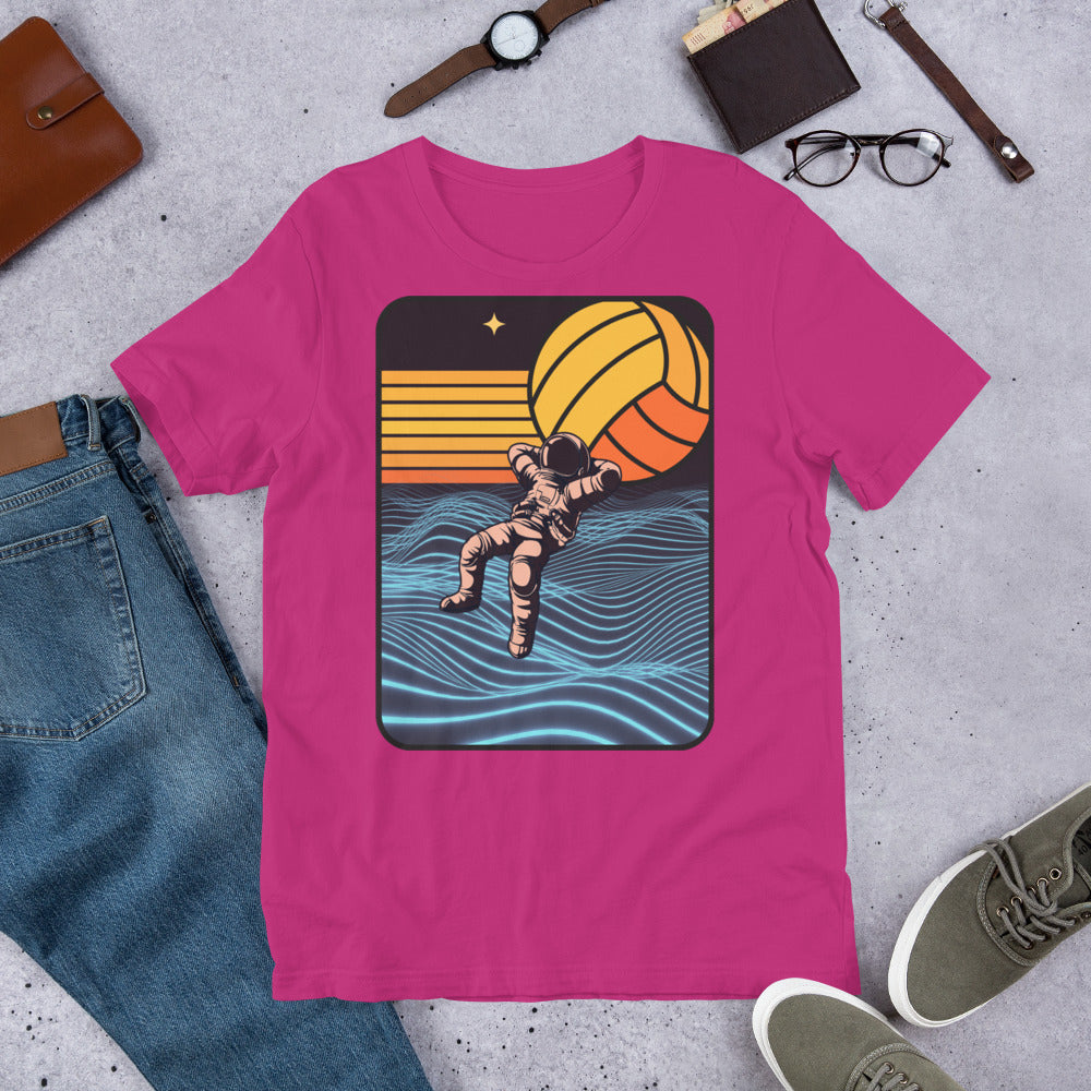 My Water Polo Game is out of this World - Astronaut Space Man - Unisex Soft T-shirt - Bella Canvas 3001