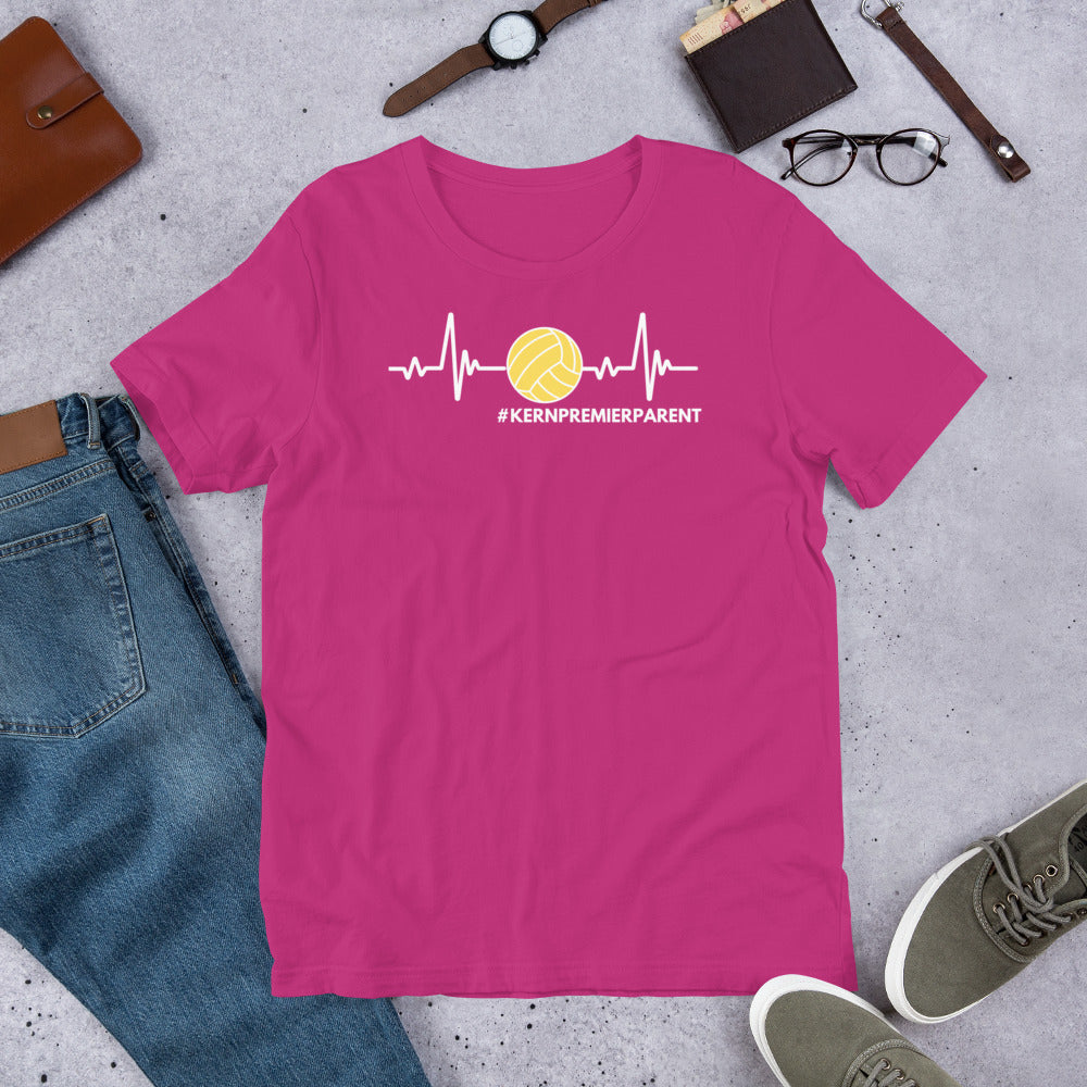 Kern Premier Parent Heartbeat - Unisex Soft T-shirt - Bella Canvas 3001