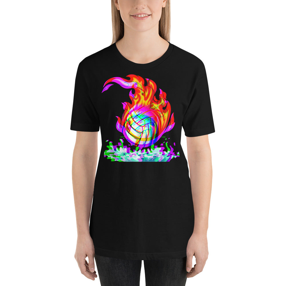 Ball in Flames - Unisex Soft T-shirt - Bella Canvas 3001