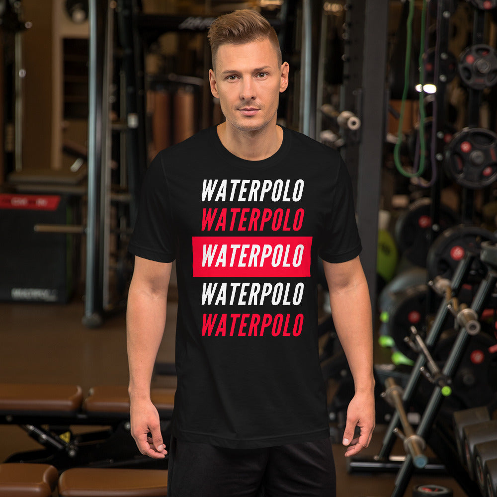 Waterpolo is Supreme! Multi Line Text - Unisex Soft T-shirt - Bella Canvas 3001