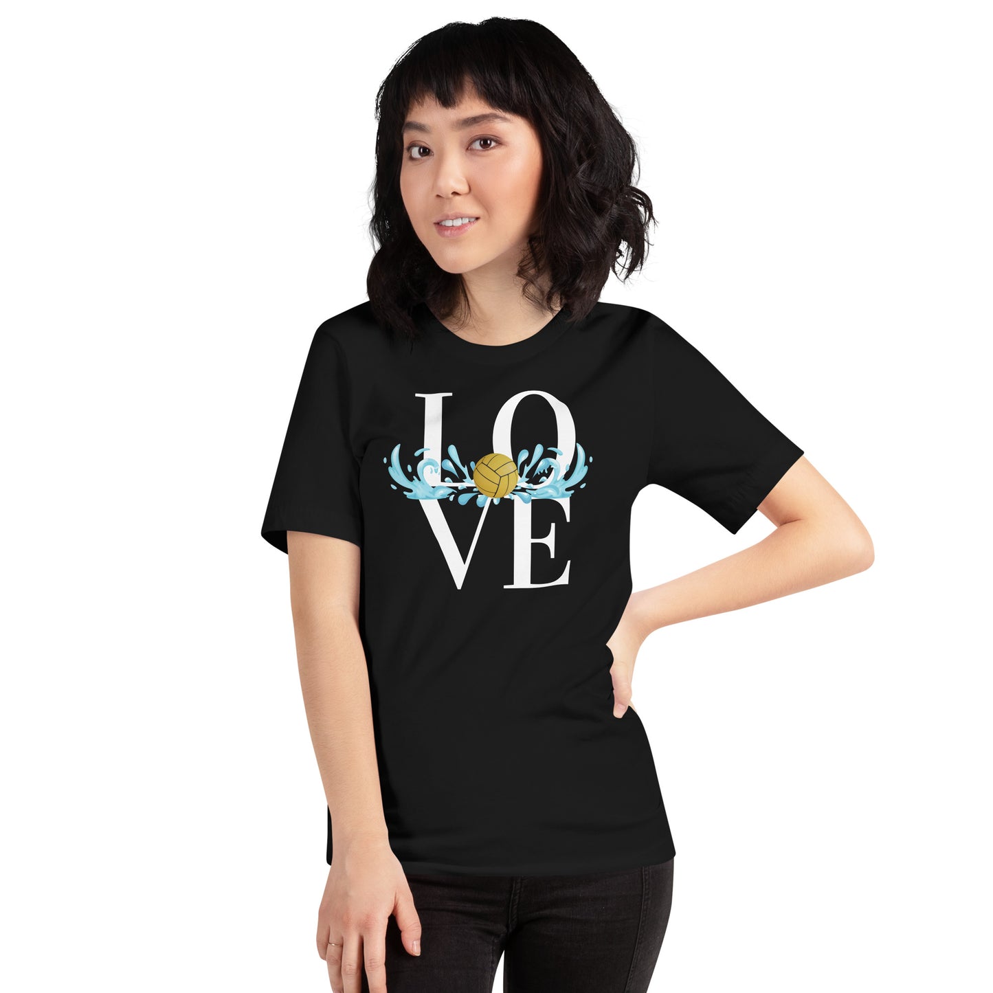 LOVE Waterpolo with a Big Splash - Unisex Soft T-shirt - Bella Canvas 3001