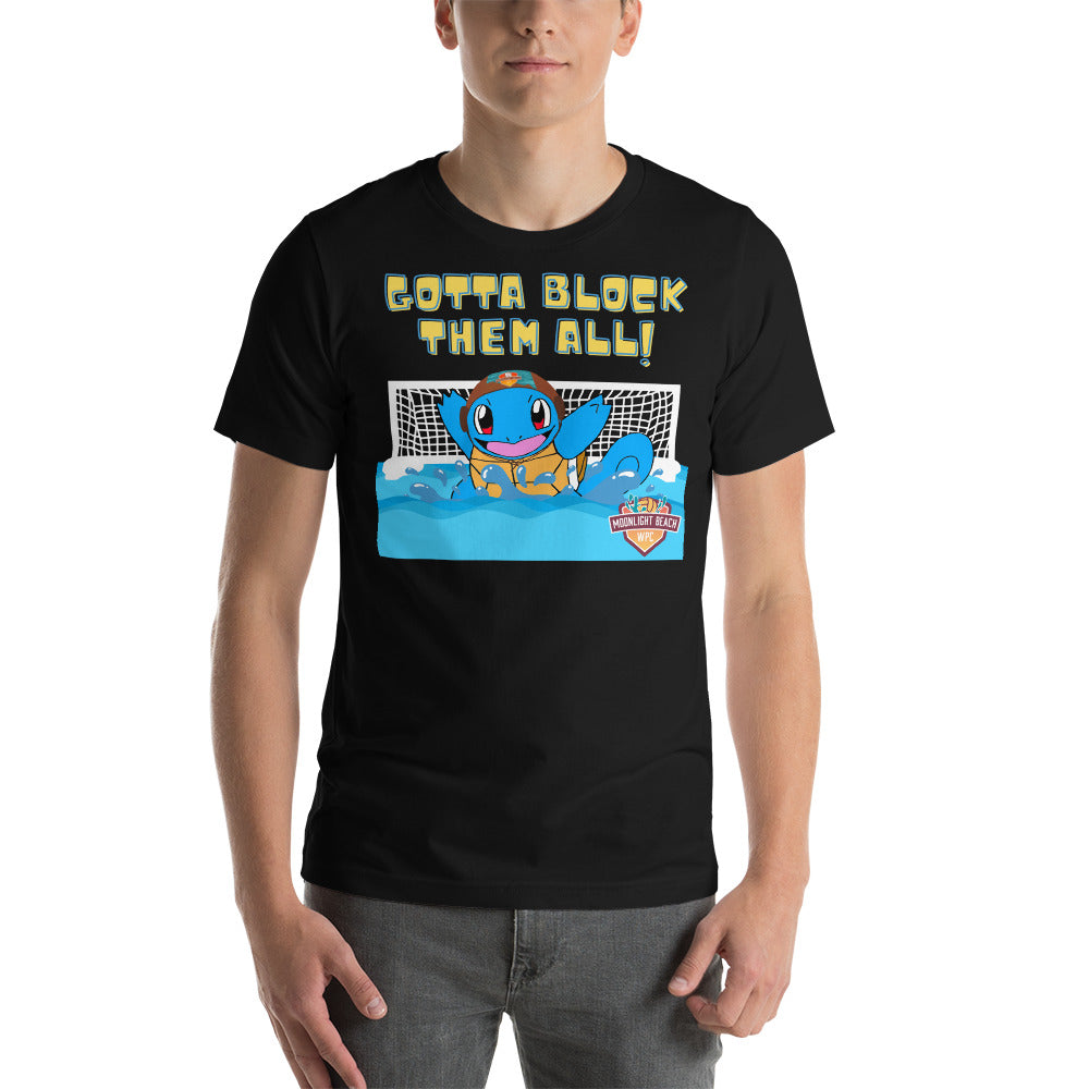 Gotta Block Them All! Moonlight Beach WPC cap - Unisex Soft T-shirt - Bella Canvas 3001