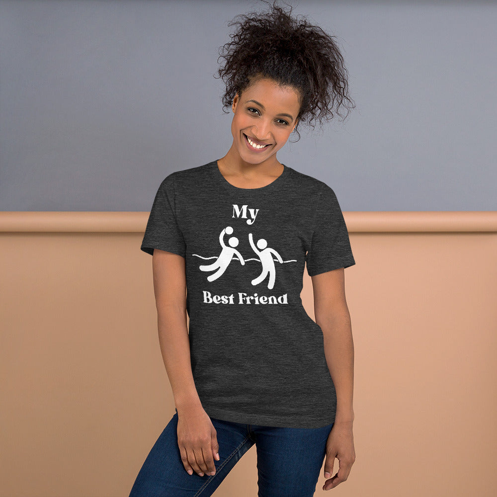 My Best Friend Plays Waterpolo - Unisex Soft T-shirt - Bella Canvas 3001