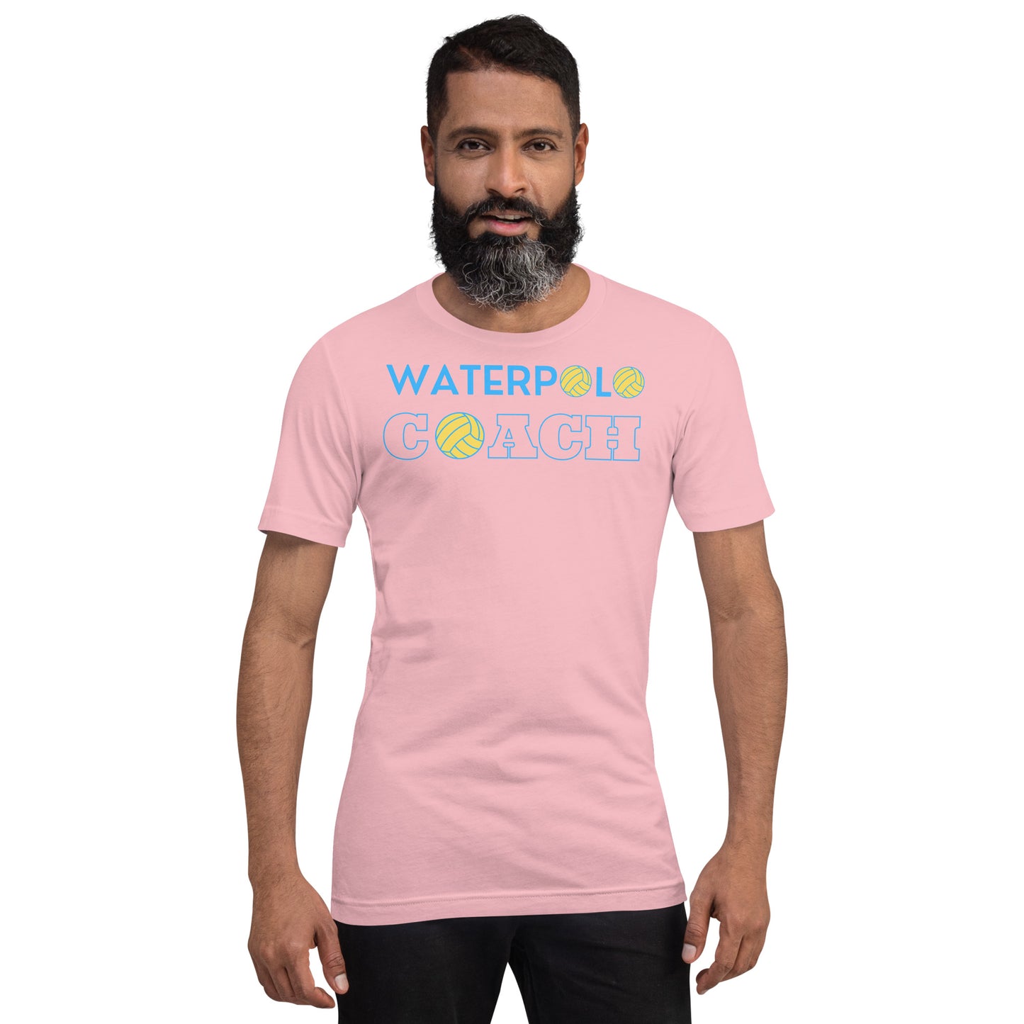 Waterpolo Coach in Blue - Unisex Soft T-shirt - Bella Canvas 3001