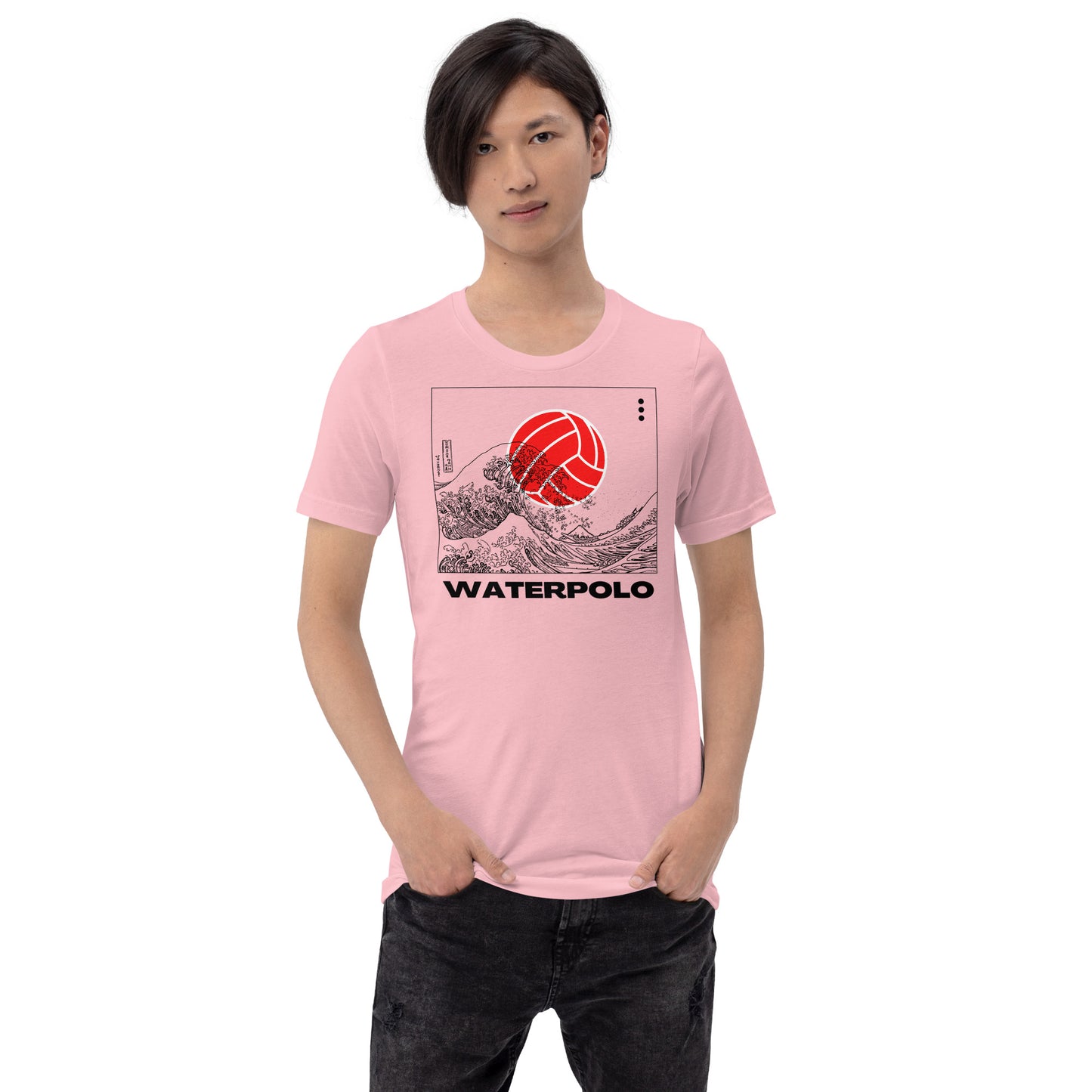 Japanese Art Waterpolo Sunset - Unisex Soft T-shirt - Bella Canvas 3001